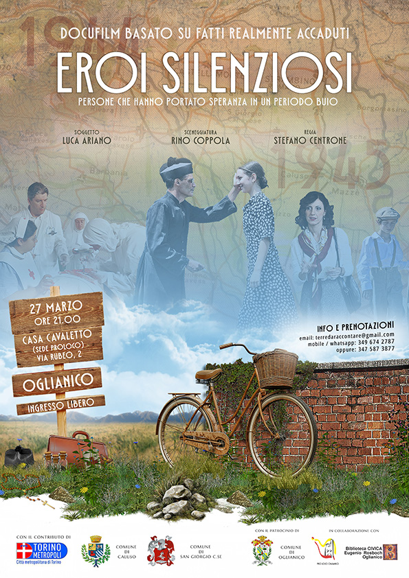 Anteprima manifesto "Eroi silenziosi" - Evento a OGLIANICO 27/03/2026